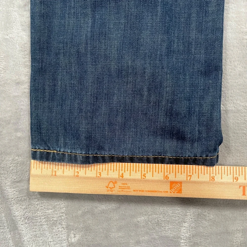 Levis 527 Jeans Mens 34x34 Blue Bootcut Denim Cowboy Western Rodeo Ranch Pants